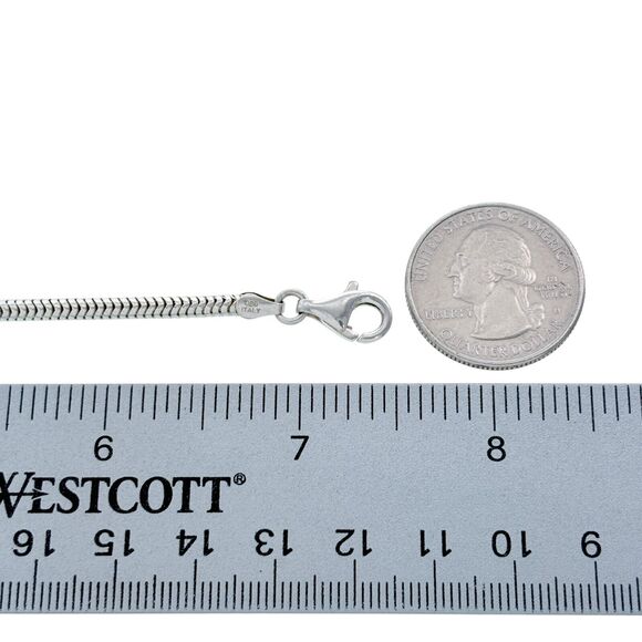 Vintage Murano Italy Sterling Silver 925 Red Charm Bracelet 7.5" - Picture 6 of 7